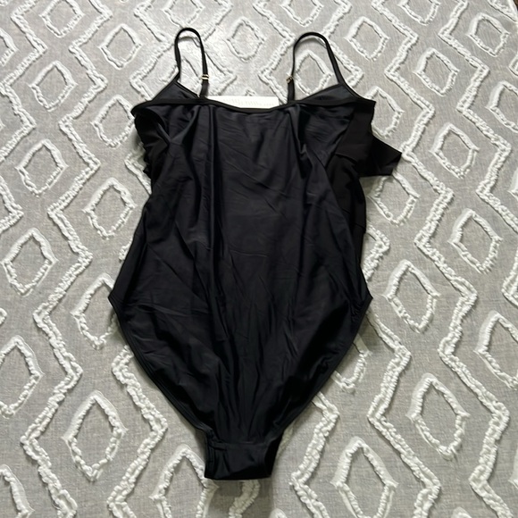 Beyond Control Women's Solid Citizen Tiered One Piece Swimsuit Size12 NWT. A154 - Picture 3 of 5